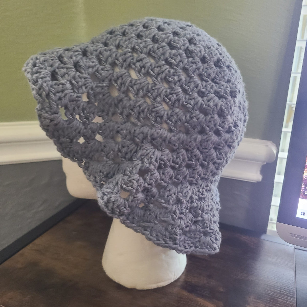 Handmade Crochet Granny Sun Hat | Cotton or Acrylic - Customizable