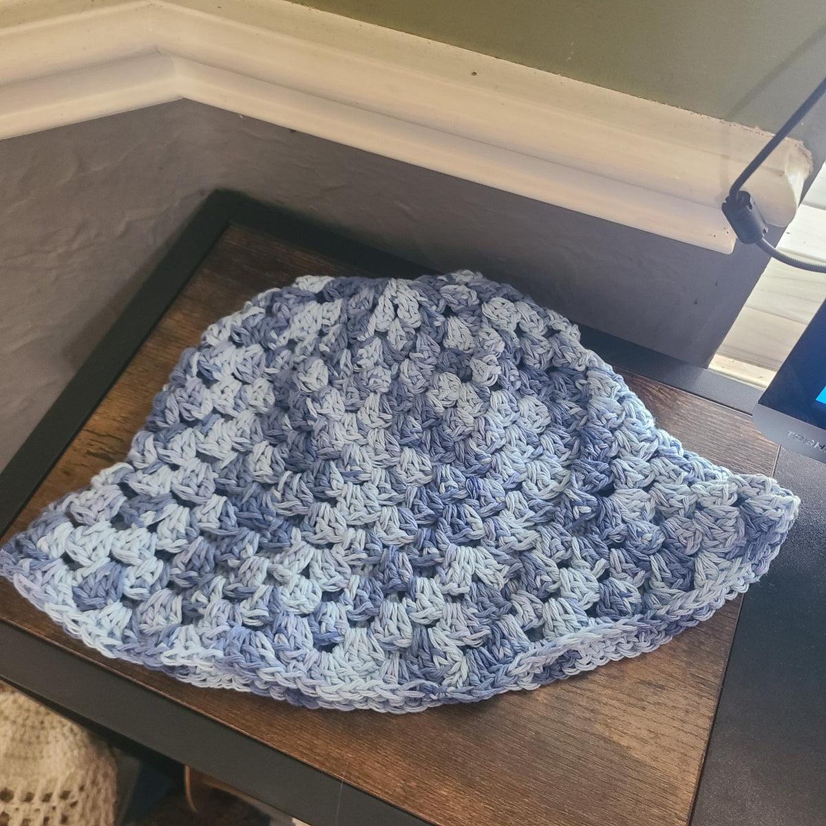 Handmade Crochet Granny Sun Hat | Cotton or Acrylic - Customizable