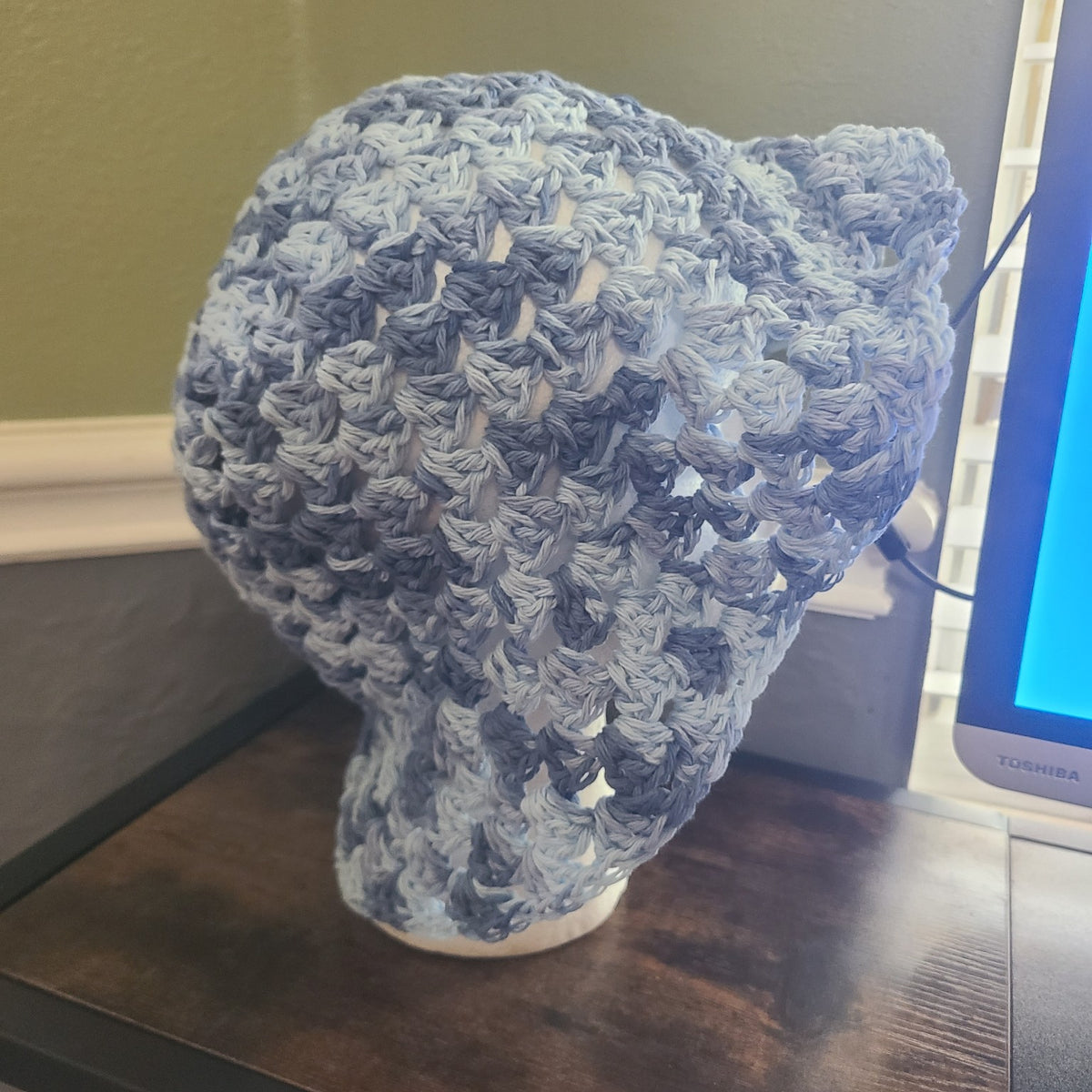 Handmade Crochet Granny Sun Hat | Cotton or Acrylic - Customizable