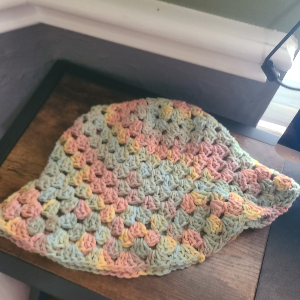 Handmade Crochet Granny Sun Hat | Cotton or Acrylic - Customizable