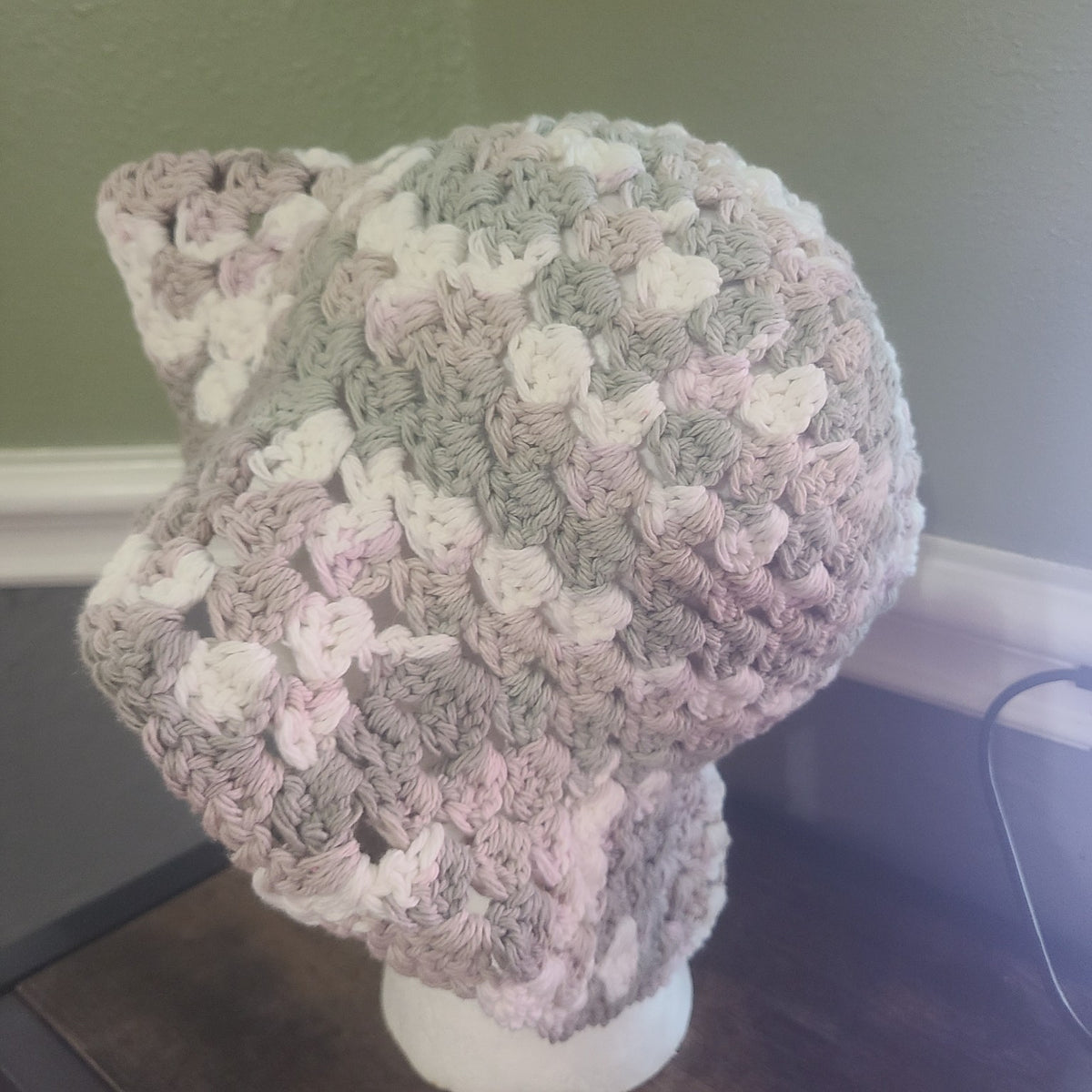 Handmade Crochet Granny Sun Hat | Cotton or Acrylic - Customizable