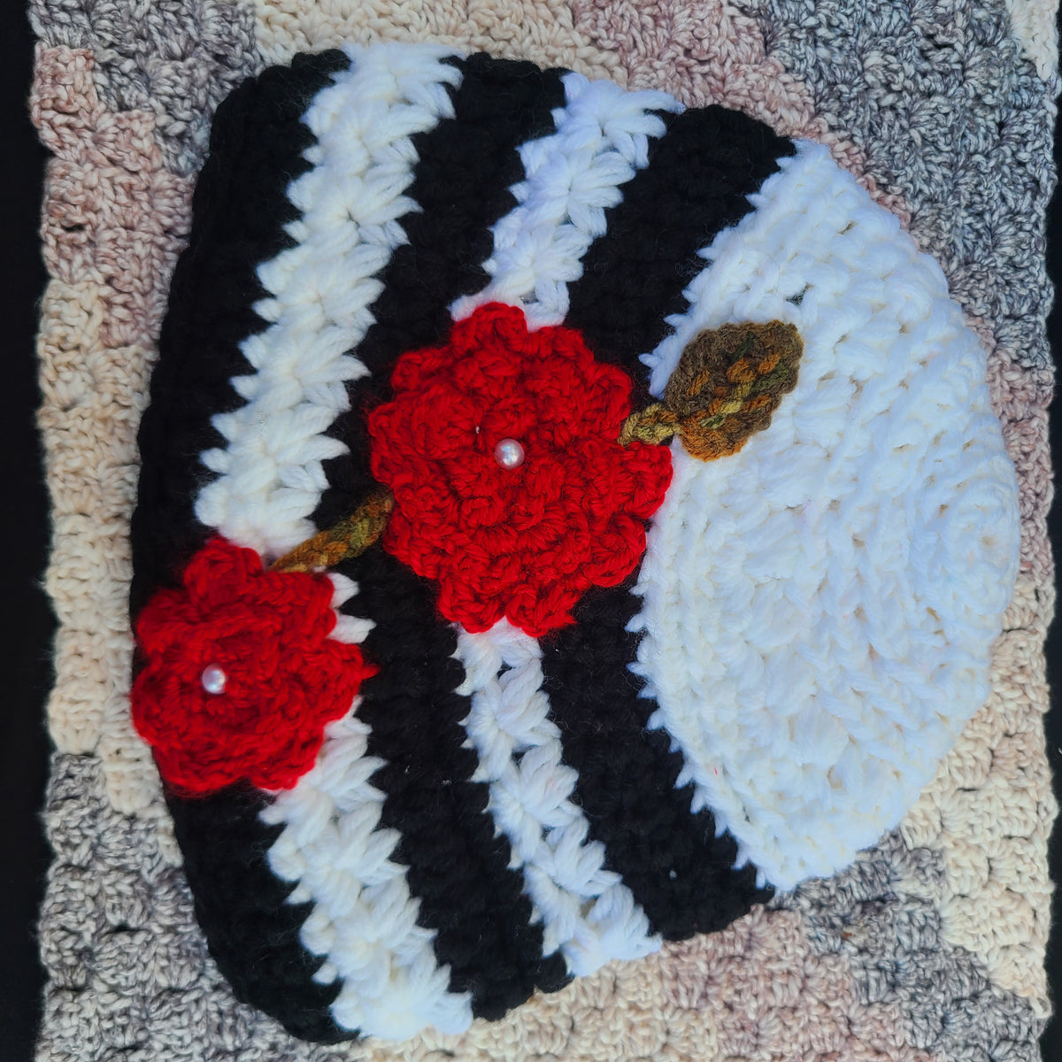 Floral Cloche Hat | Cotton or Acrylic