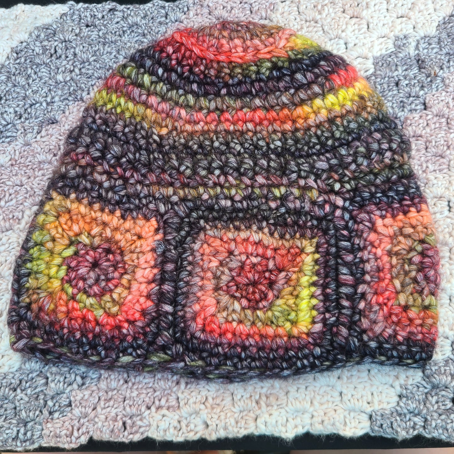 Granny Square Cloche Hat | Acrylic Blend