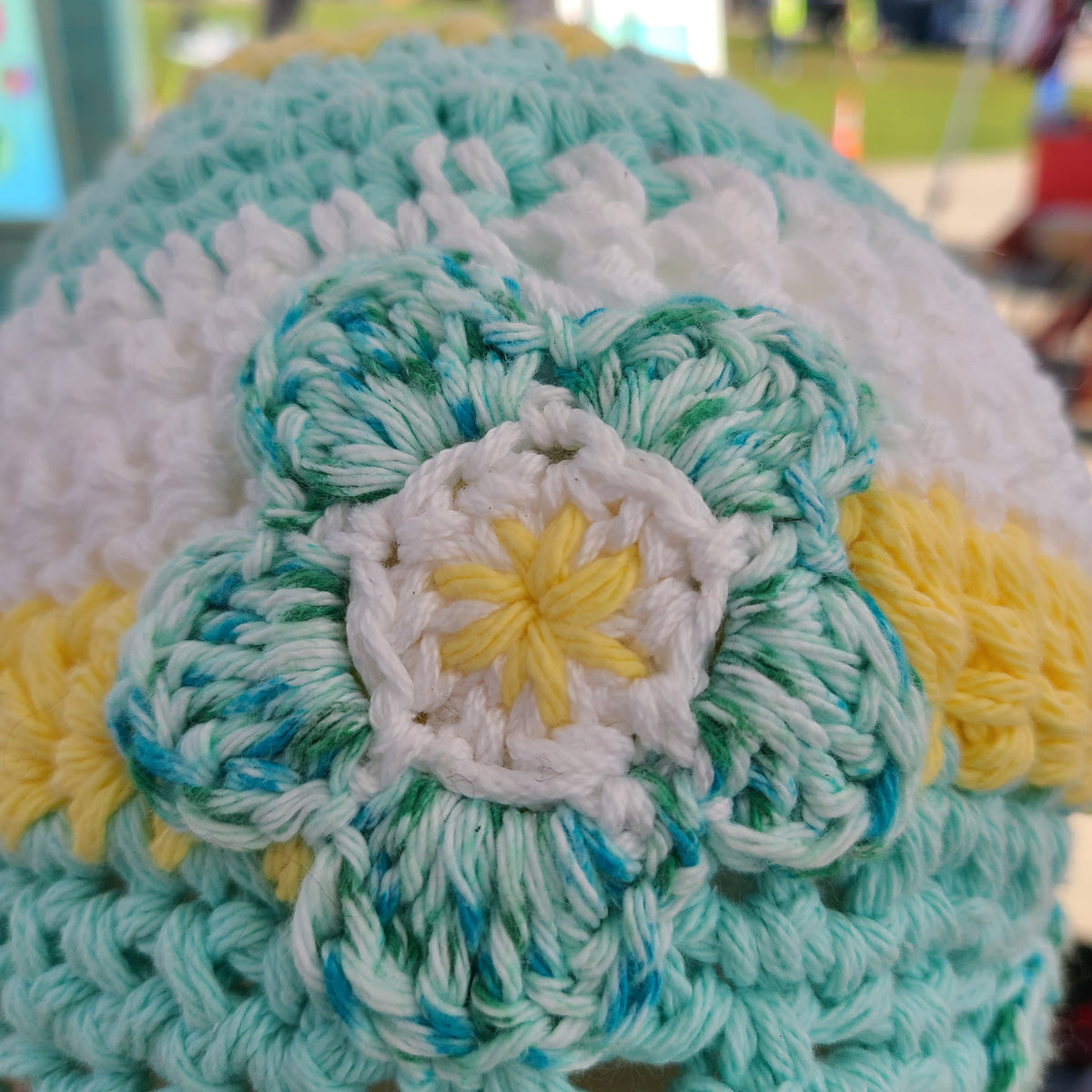 Floral Cloche Hat | Cotton or Acrylic