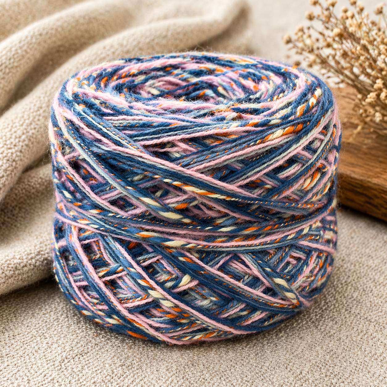 CY Reclaimed Yarn – Upcycled Fiber, One-of-a-Kind Colorways Wool / Wool Blends