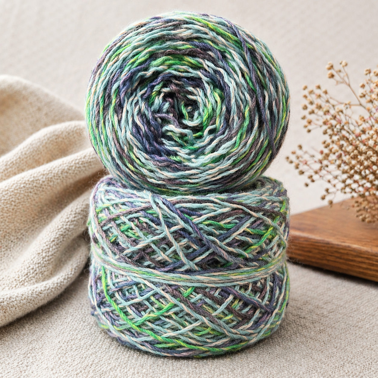 CY Reclaimed Yarn – Upcycled Fiber, One-of-a-Kind Colorways Wool / Wool Blends