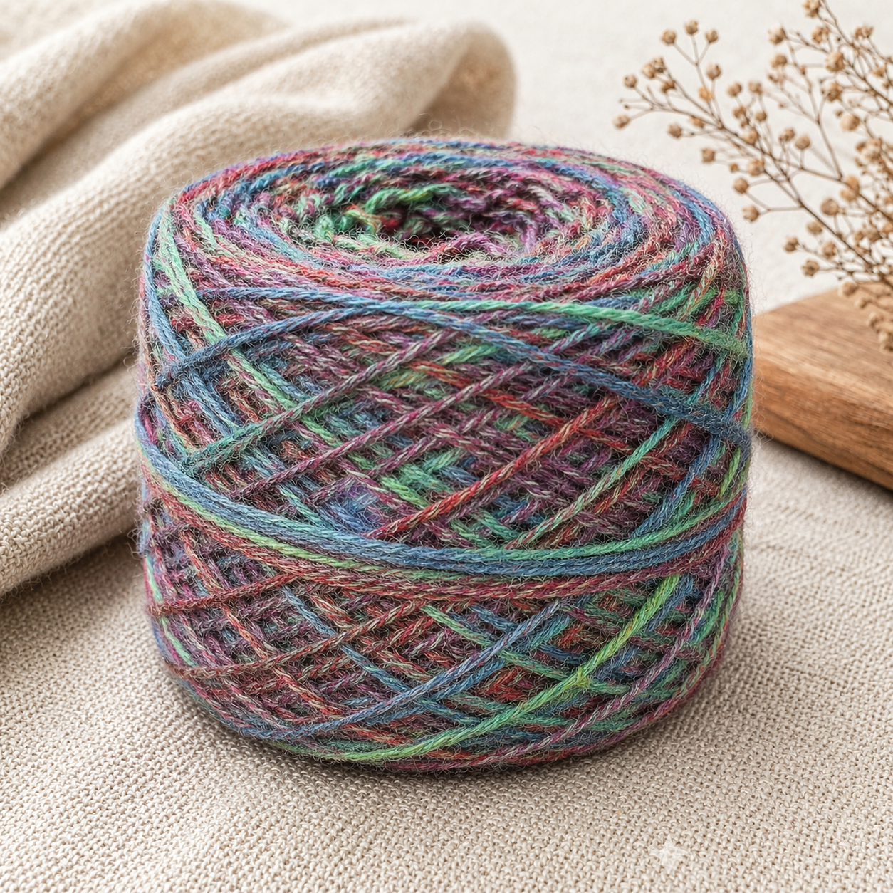 CY Reclaimed Yarn – Upcycled Fiber, One-of-a-Kind Colorways Wool / Wool Blends