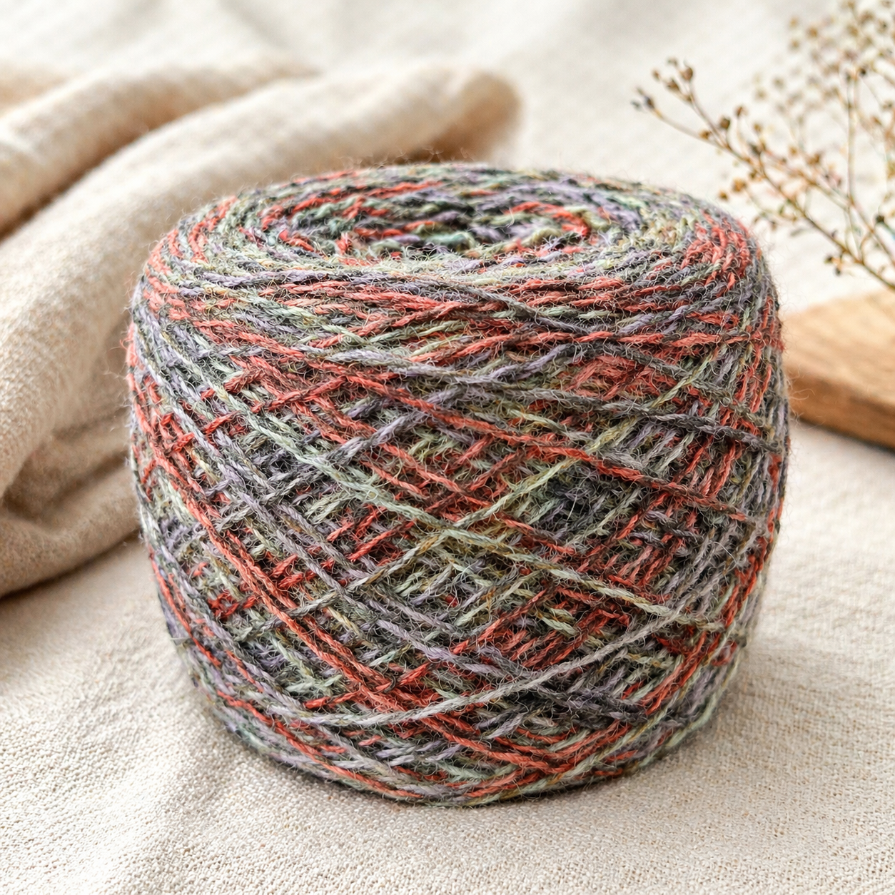CY Reclaimed Yarn – Upcycled Fiber, One-of-a-Kind Colorways Wool / Wool Blends