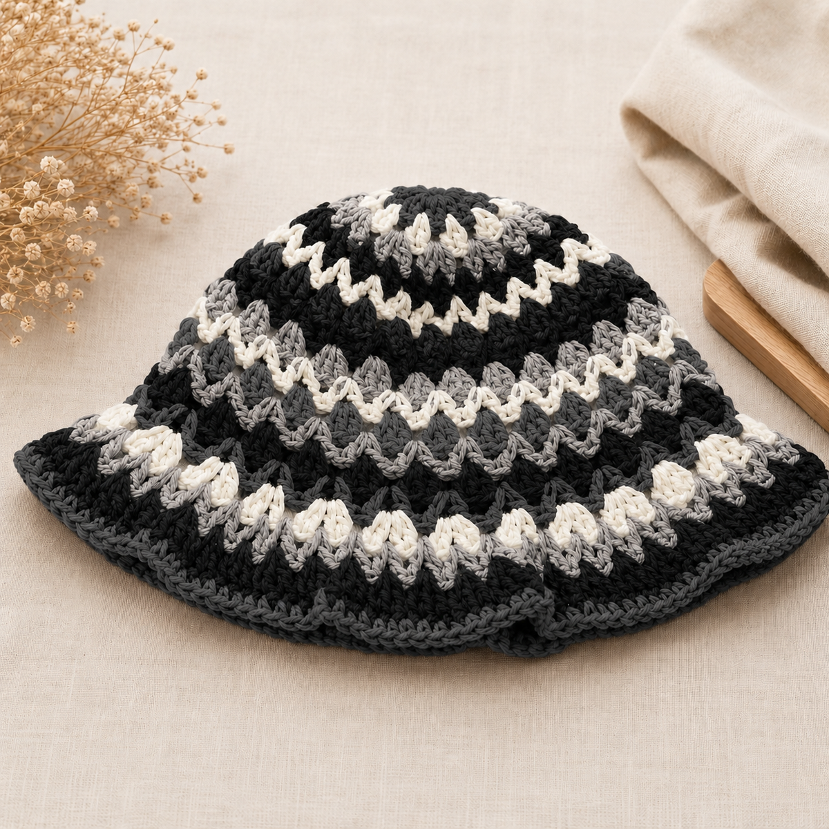 Kelp Bucket Granny Style Sun Hat | Cotton or Acrylic - Customizable