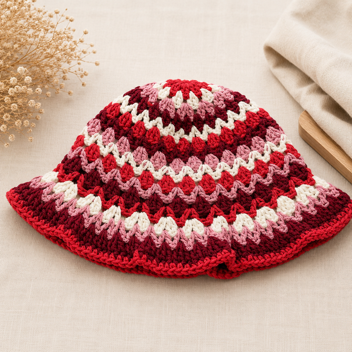 Kelp Bucket Granny Style Sun Hat | Cotton or Acrylic - Customizable