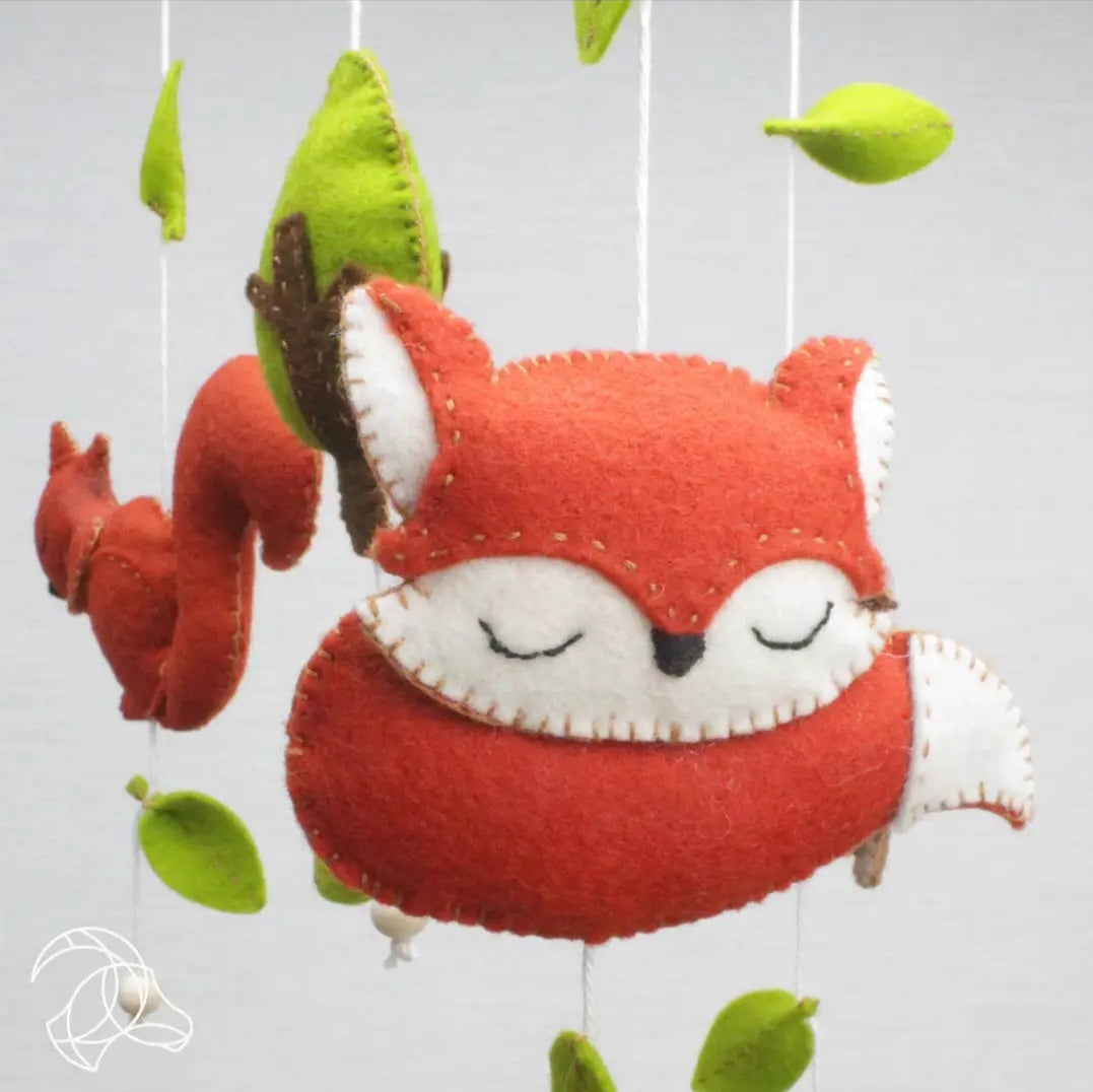 Fox DIY Nursery Decor Felt Kit Intermediate Sewing