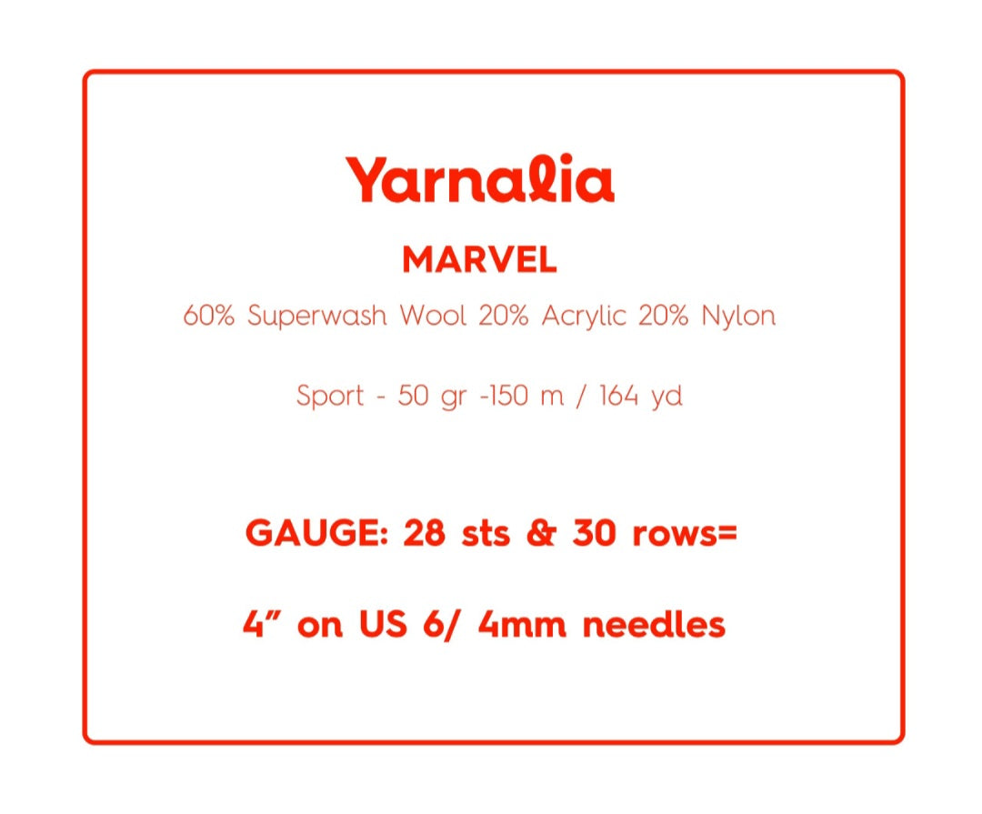 Yarnalia Marvel Sport-Weight Merino Blend Sock Yarn