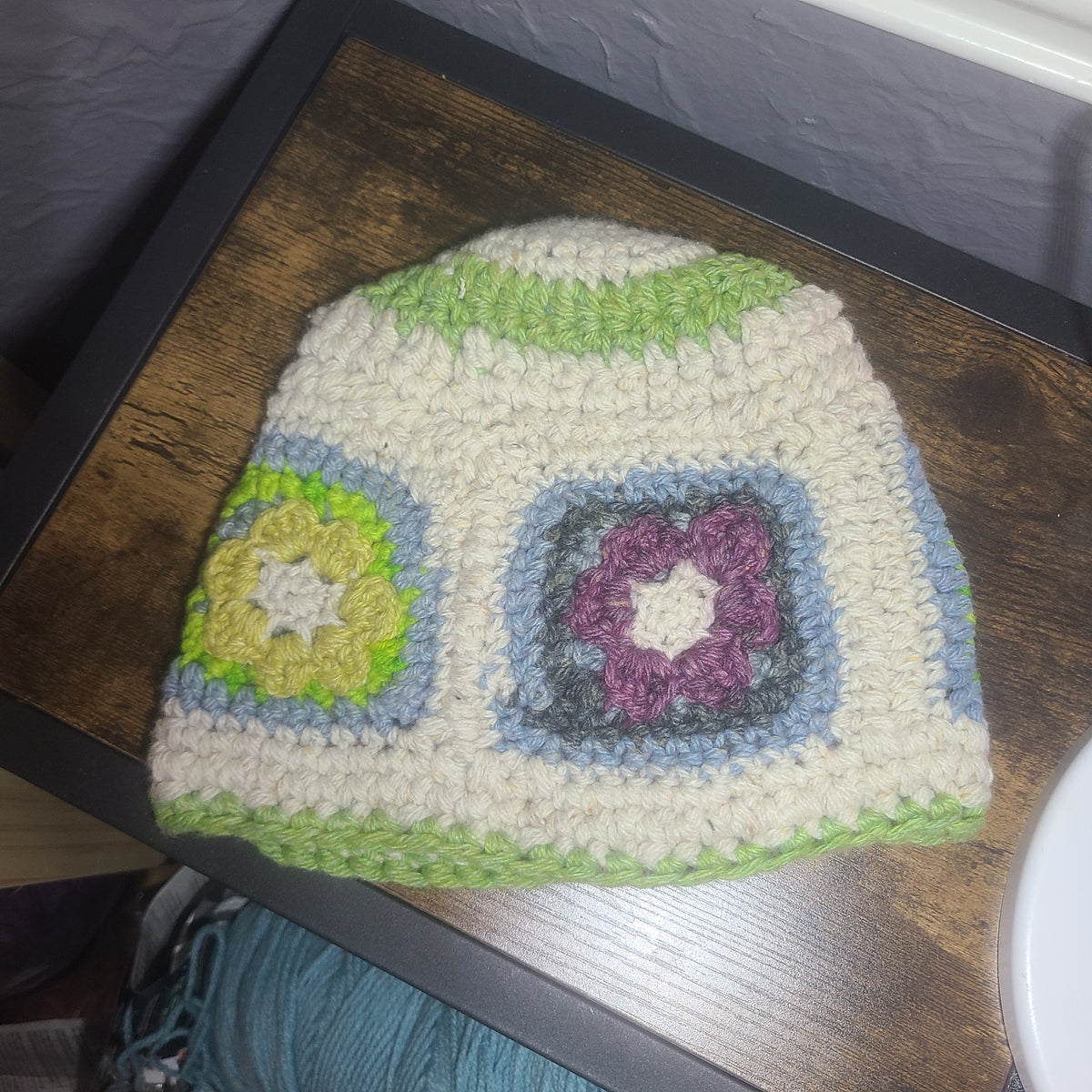 Granny Square Cloche Hat | Acrylic Blend