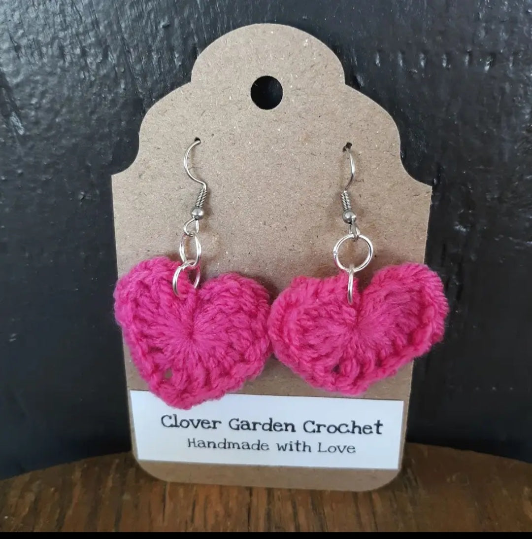 Heart Drop Earrings