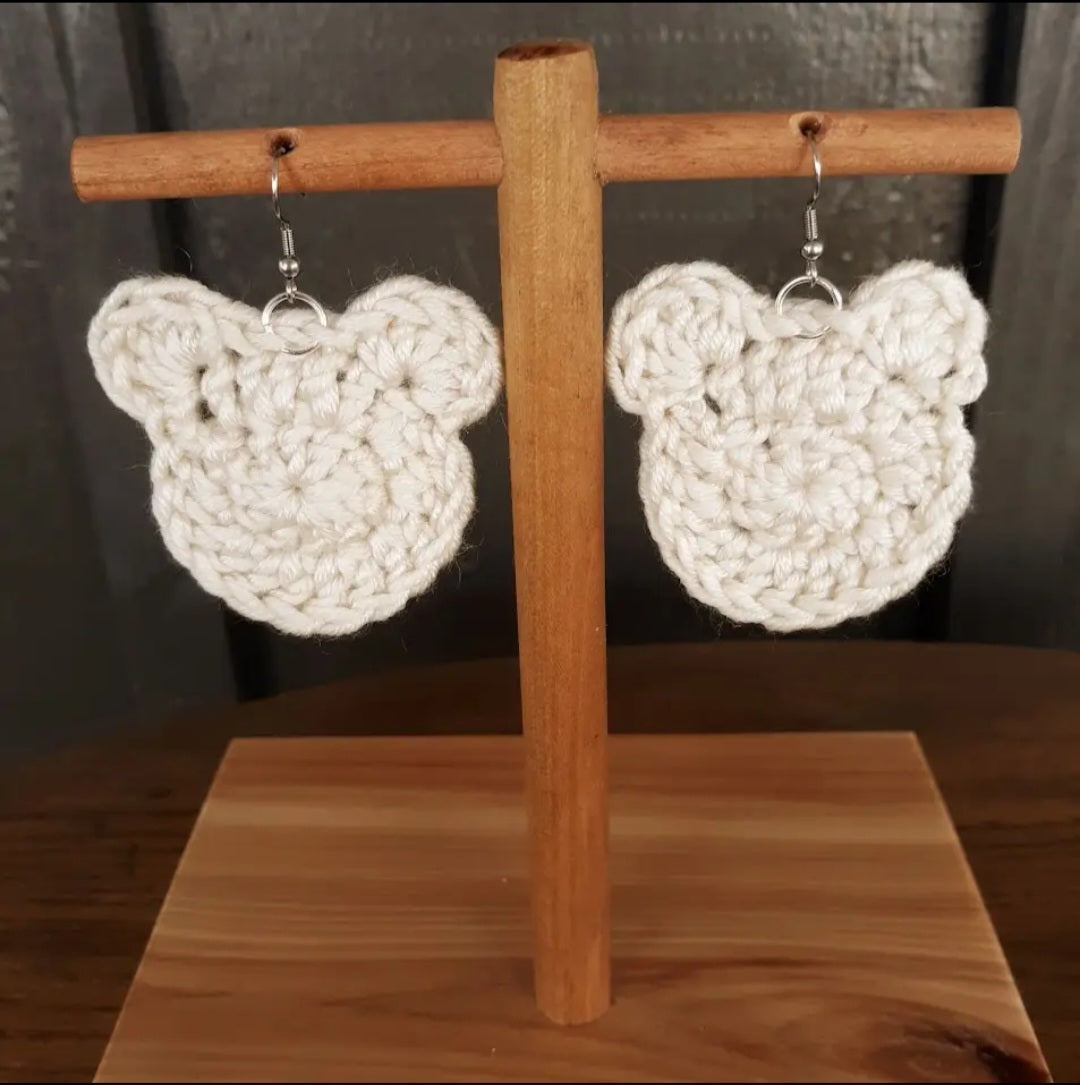 Bear Drop Earrings