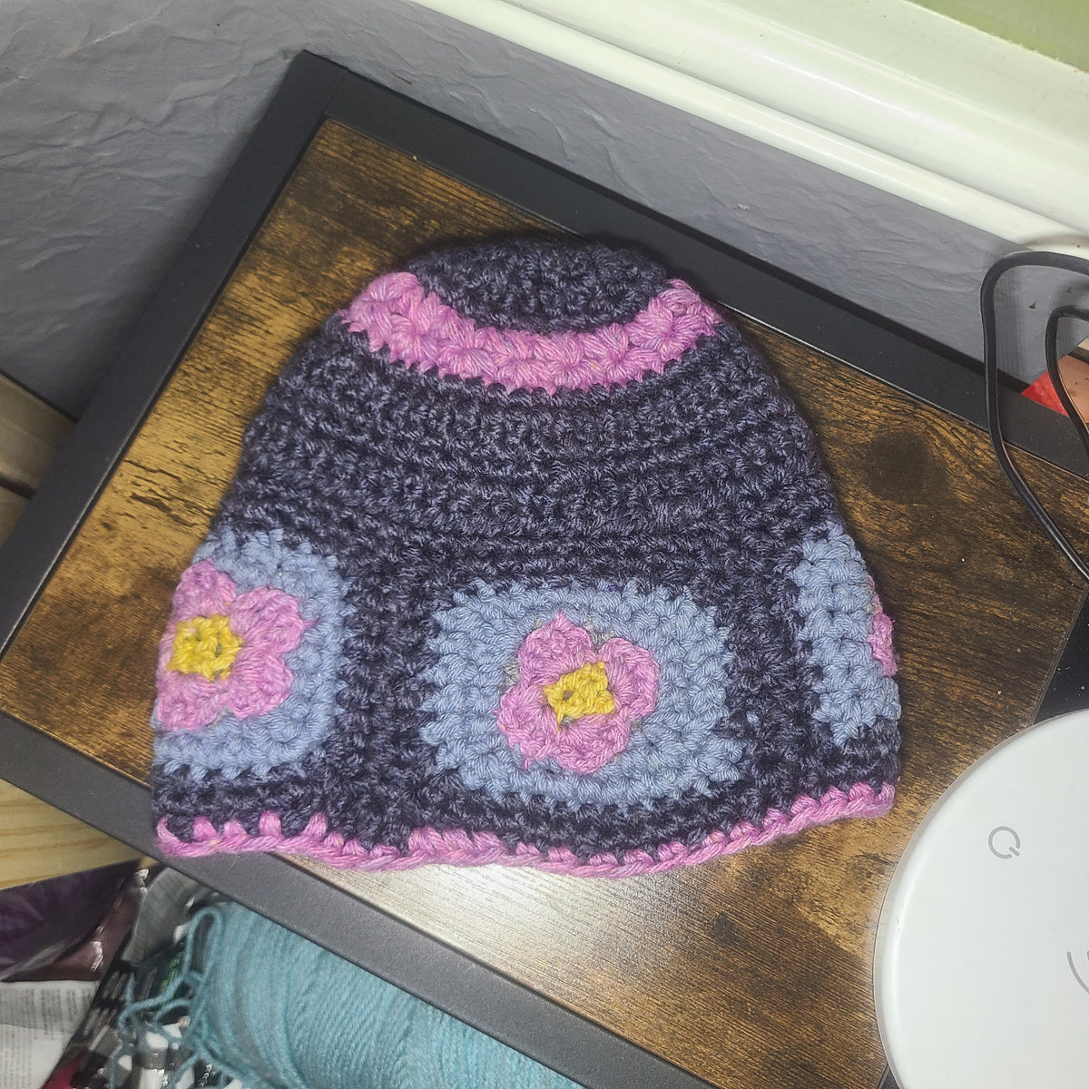 Granny Square Cloche Hat | Acrylic Blend