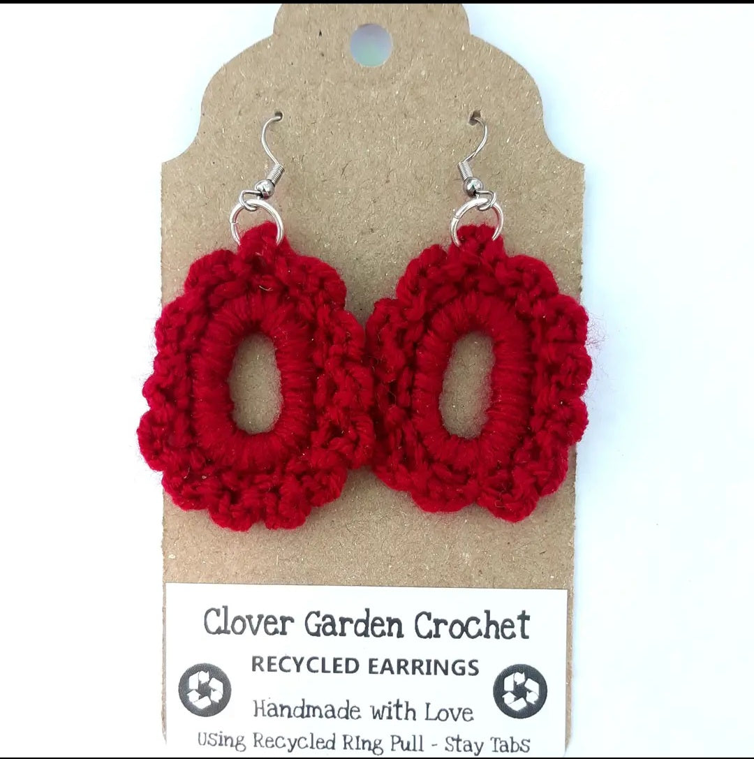 Boho Style Cabochon Earrings