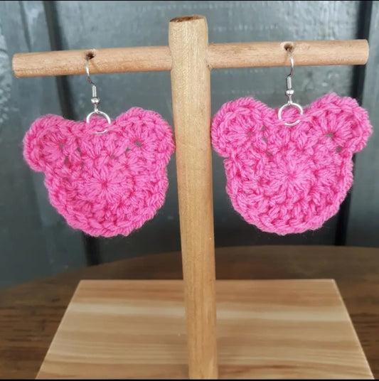 Bear Drop Earrings