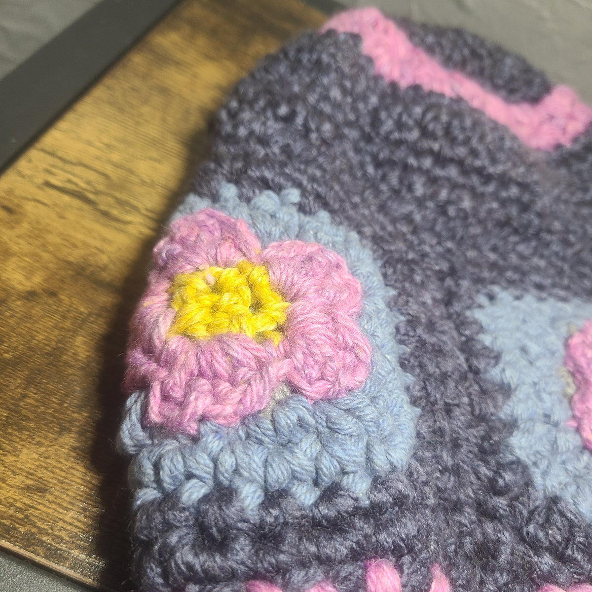 Granny Square Cloche Hat | Acrylic Blend