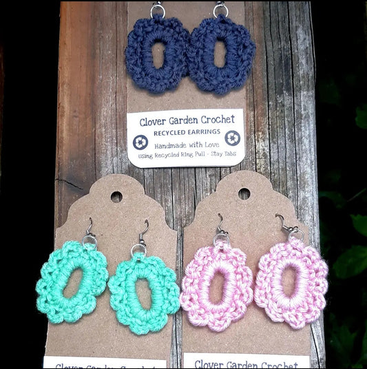 Boho Style Cabochon Earrings