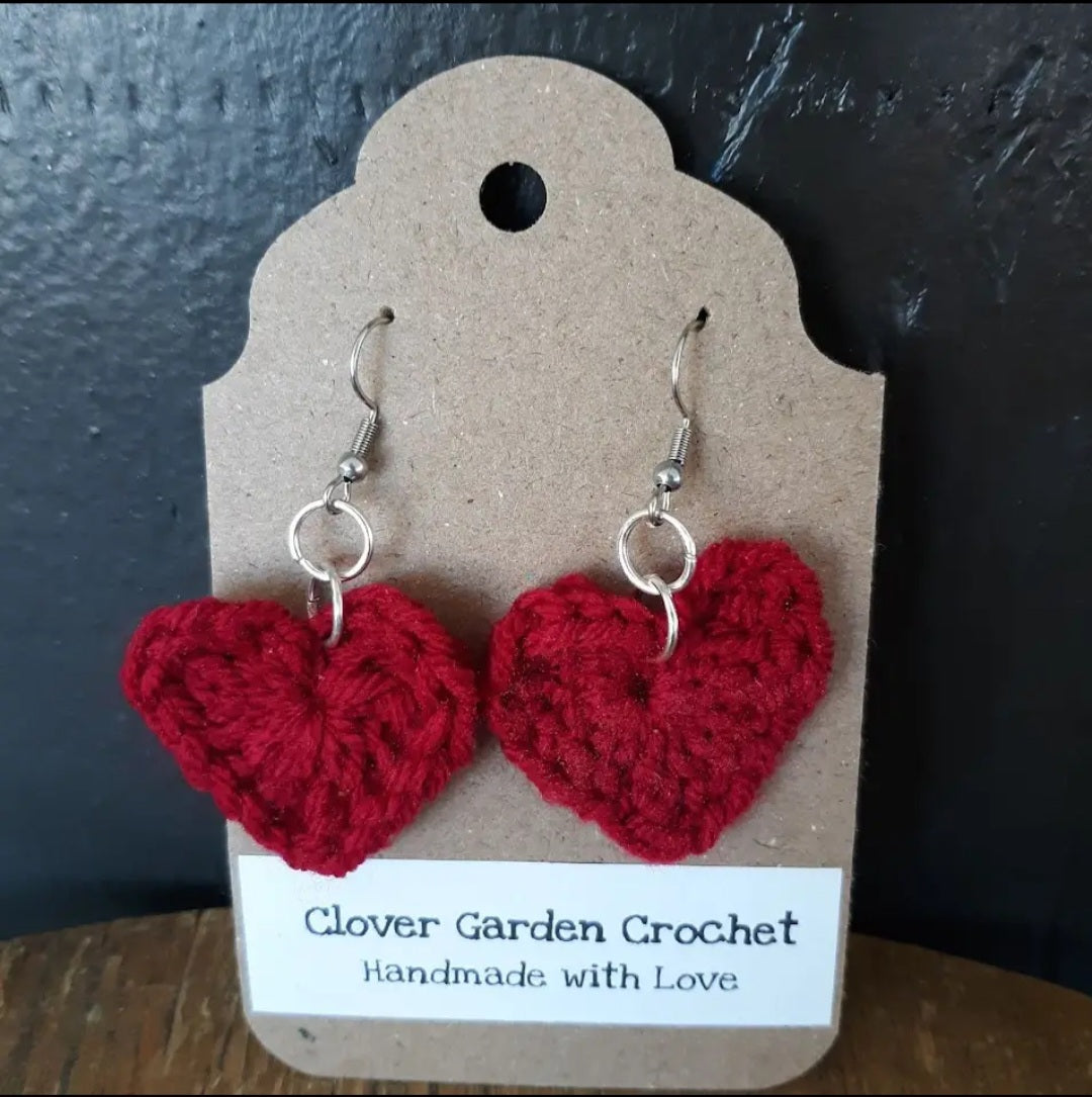 Heart Drop Earrings
