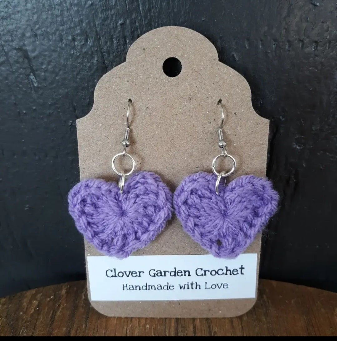 Heart Drop Earrings