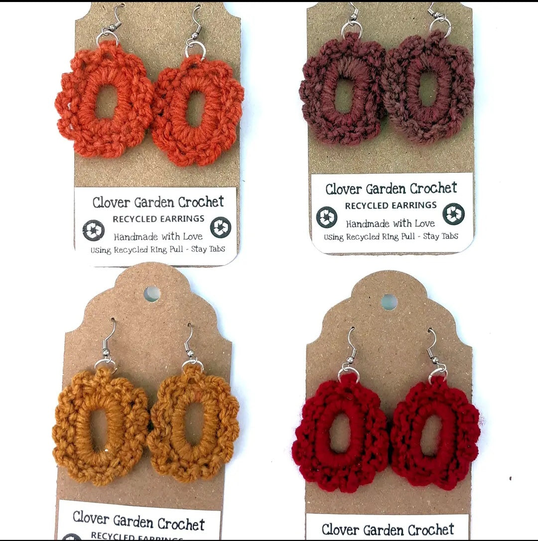 Boho Style Cabochon Earrings
