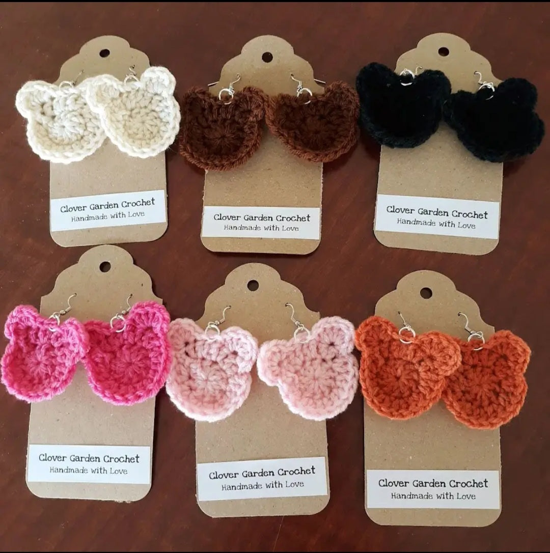 Bear Drop Earrings