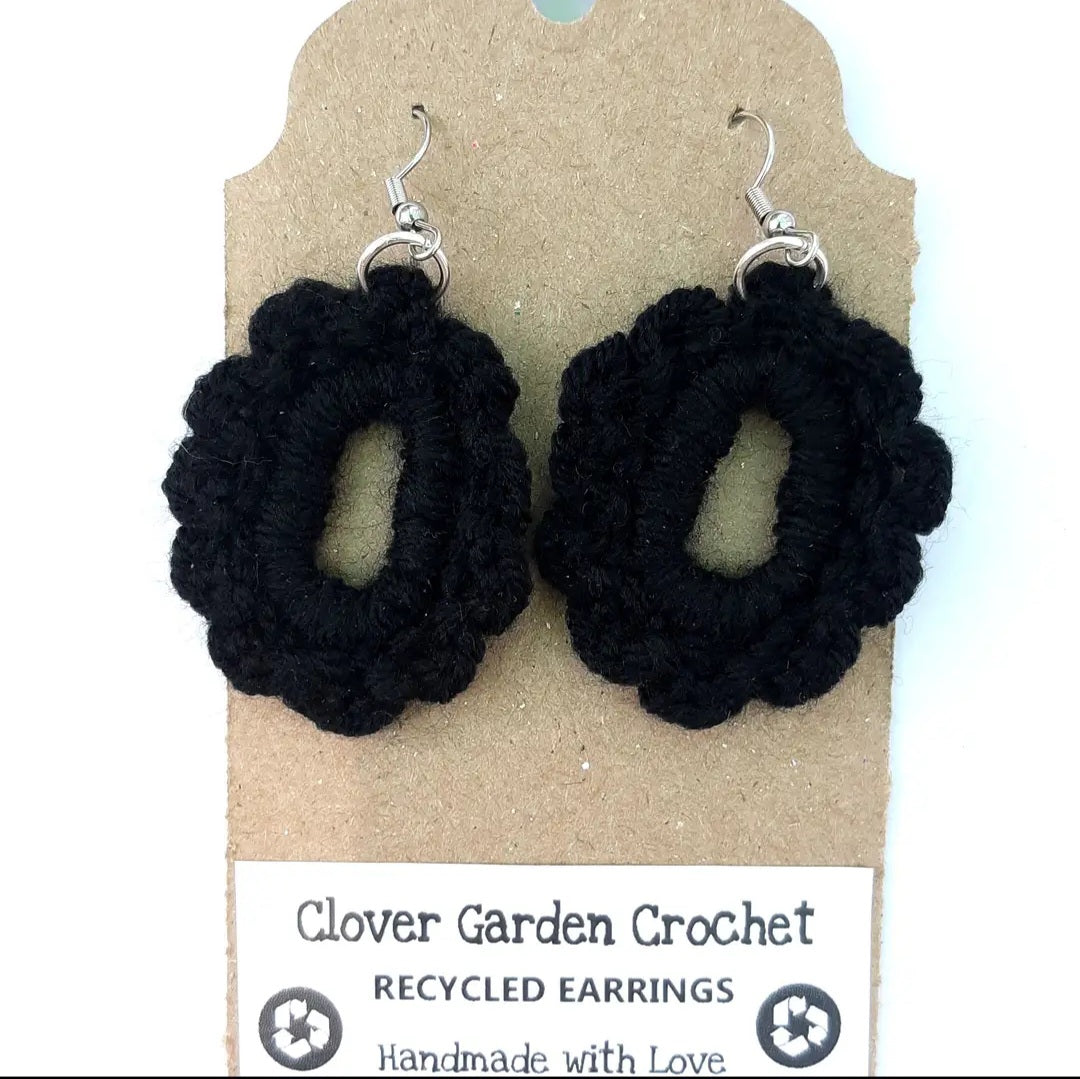 Boho Style Cabochon Earrings