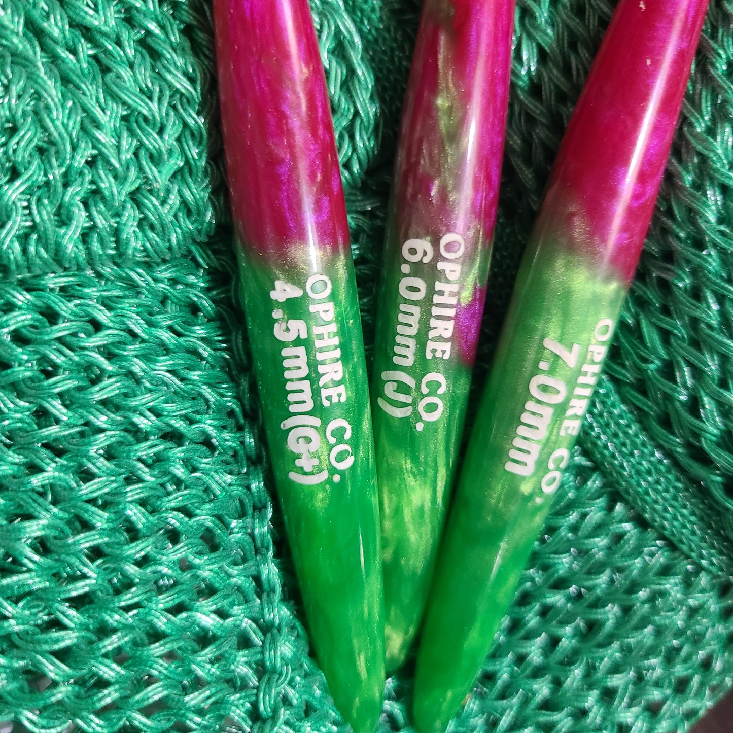Ophire Resin Crochet Hooks