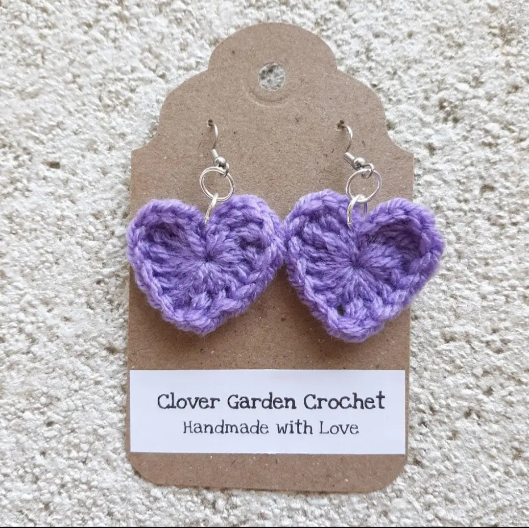Heart Drop Earrings