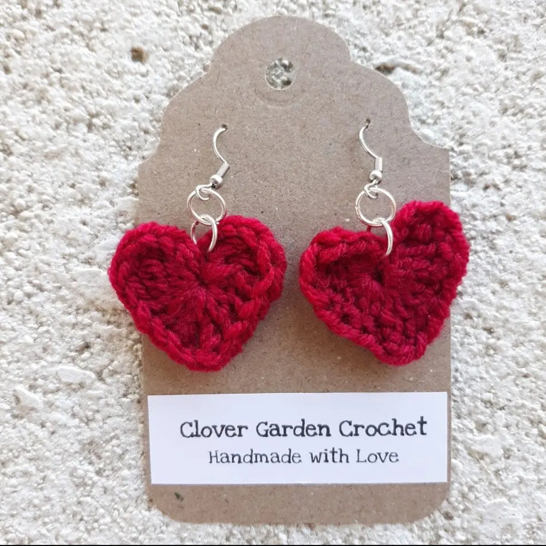 Heart Drop Earrings