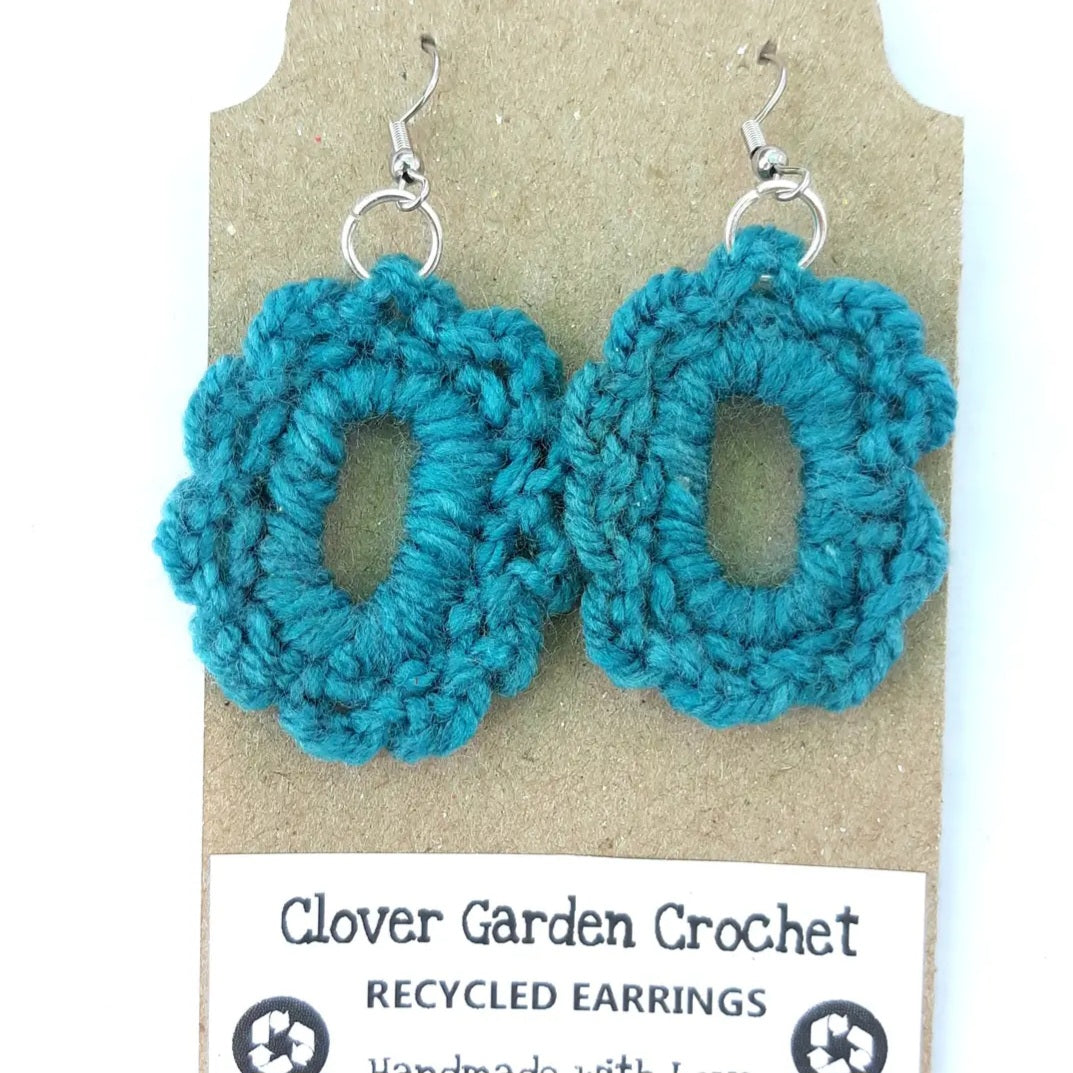 Boho Style Cabochon Earrings
