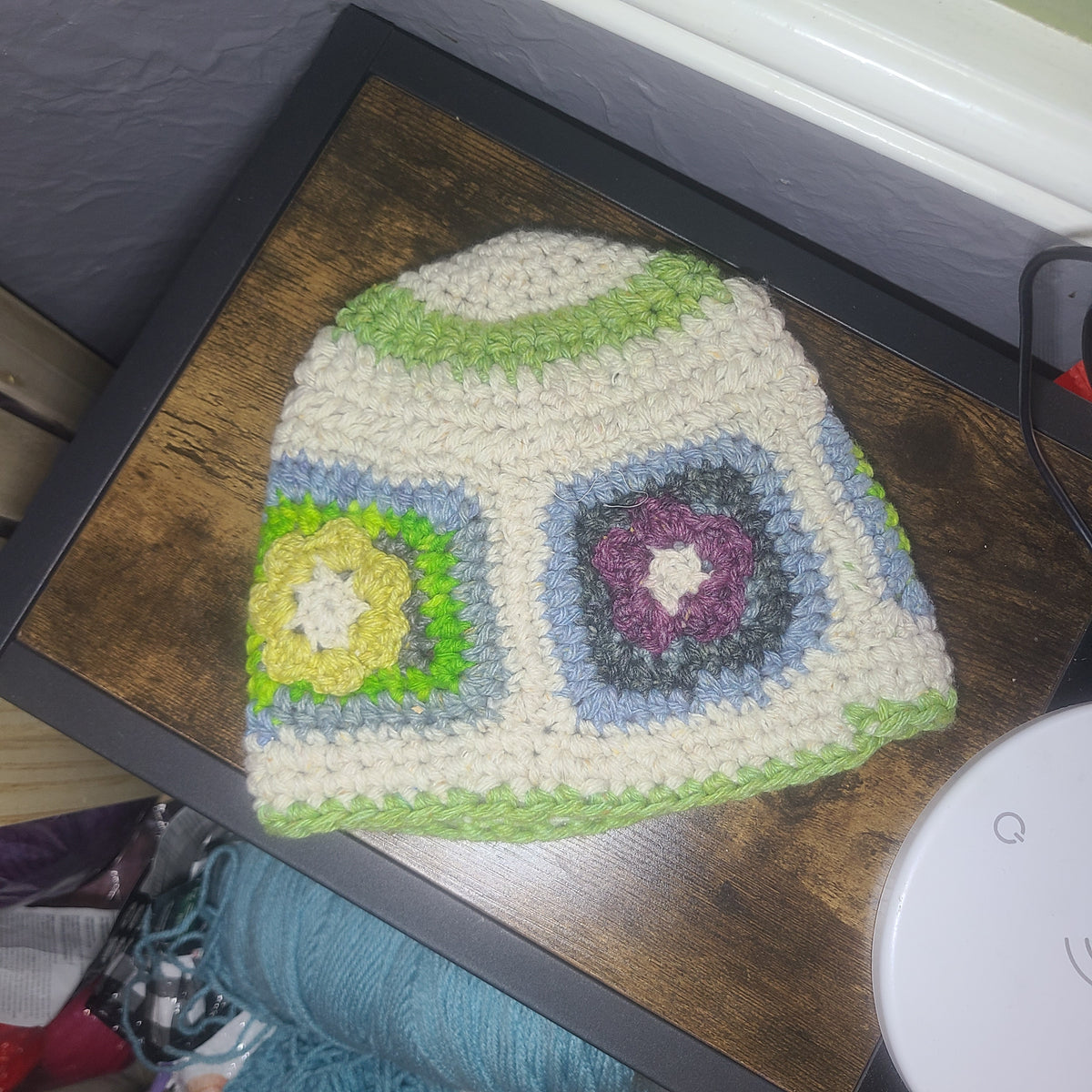 Granny Square Cloche Hat | Acrylic Blend